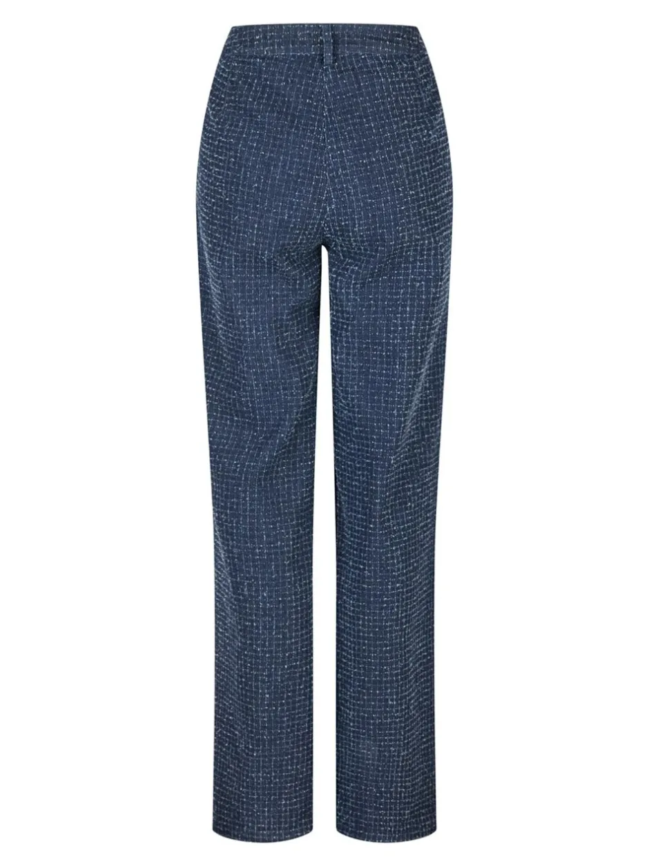 Neo Noir Shaya Denim Structure Bukser, , 34*Dame Bukser & Leggings