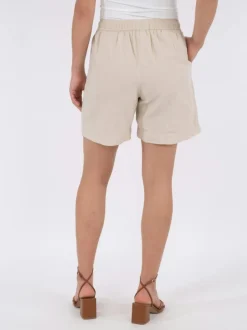 Outlet Neo Noir Shea Linen Shorts, , 34 Sand