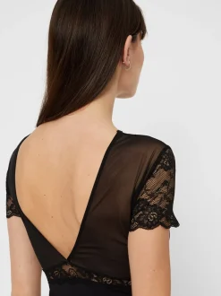 Hot Pieces Sicca Bodystocking, , M Black