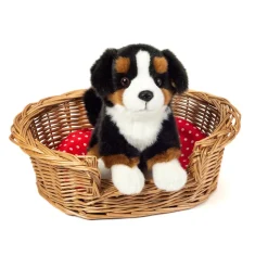 Sale Teddy Hermann Siddende Berner Sennen, Sort/Brun