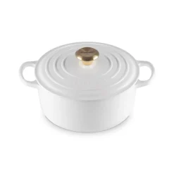 Online Le Creuset Signature Rund Støbejernsgryde, , 4,2 L White