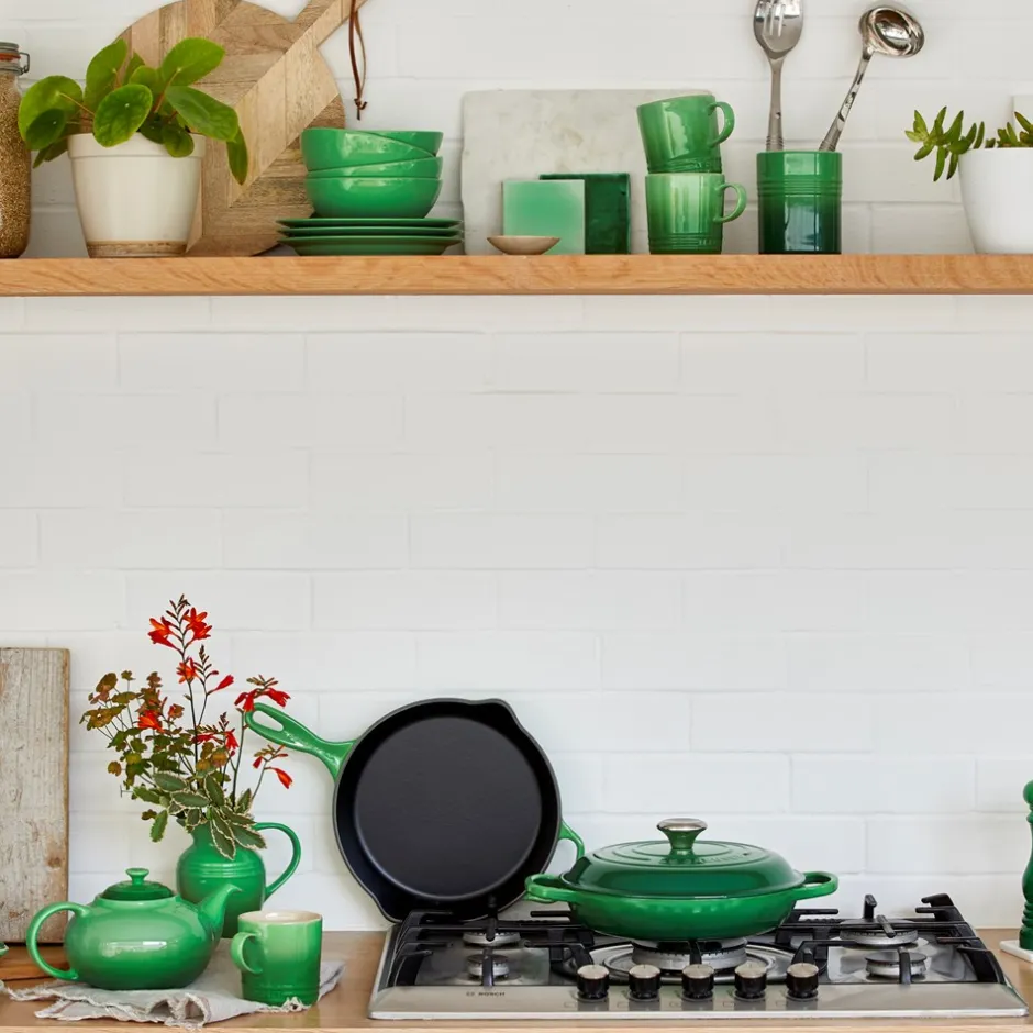 Hot Le Creuset Signature Støbejerns Stegepande, , Ø23 cm Bamboo