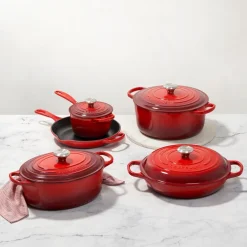 Clearance Le Creuset Signature Støbejerns Stegepande, , Ø23 cm Cerise