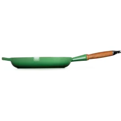 Le Creuset Signature Støbejerns Stegepande Med Træhåndtag, , Ø28 cm* Gryder & Pander