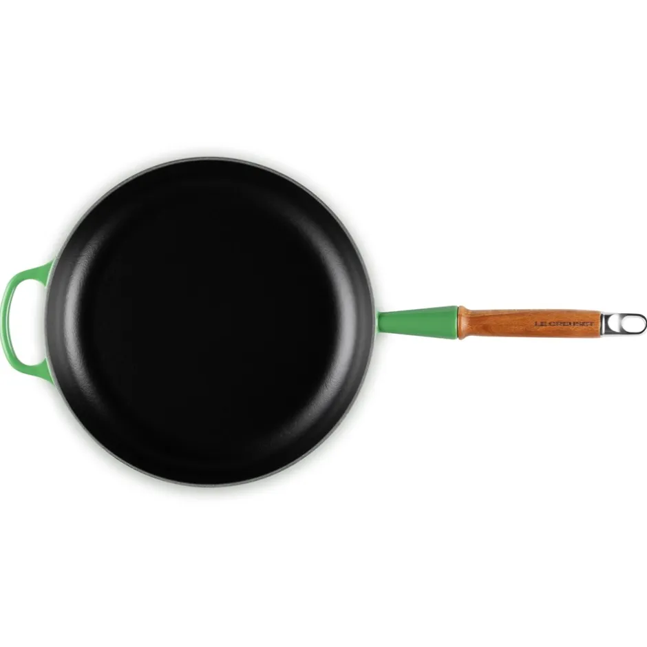 Le Creuset Signature Støbejerns Stegepande Med Træhåndtag, , Ø28 cm* Gryder & Pander