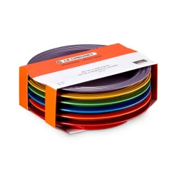Clearance Le Creuset Signature Stenstøjs 6-pak Frokosttallerkener, , Ø22 cm Rainbow