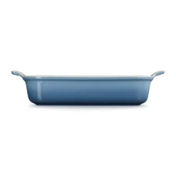 Online Le Creuset Signature Stentøj Heritage Rektangulært Ovnfast Fad, , 25x38 cm Chambray