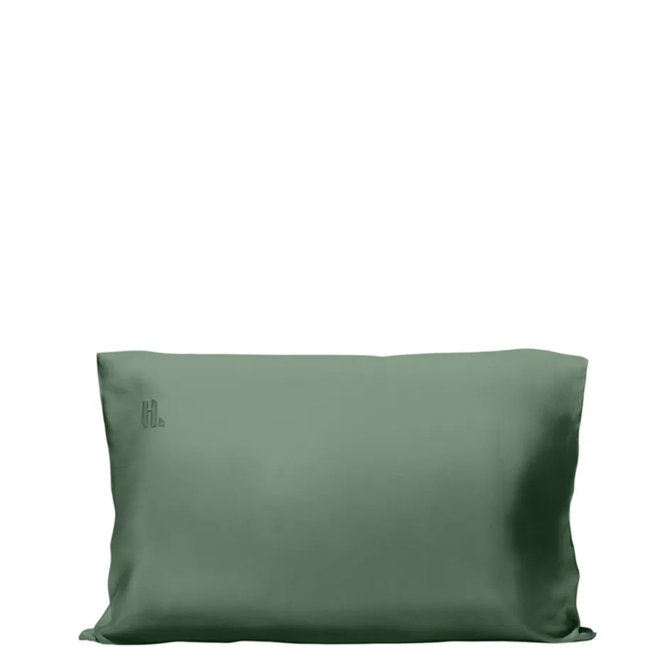 New Hairlust Silky Bamboo Pudebetræk, , 60x63 cm Olive Green