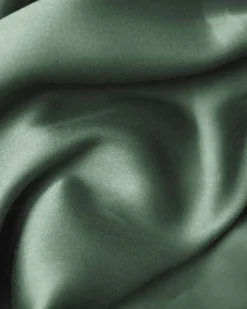 New Hairlust Silky Bamboo Pudebetræk, , 60x63 cm Olive Green