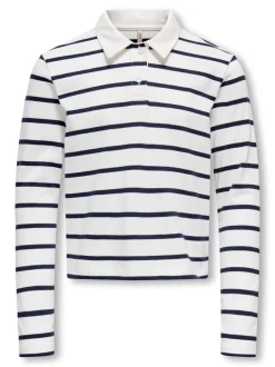 Discount KIDS ONLY Sira Polo, , 158-164 cm Night Sky CD Stripes
