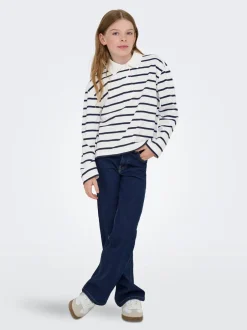 Discount KIDS ONLY Sira Polo, , 158-164 cm Night Sky CD Stripes