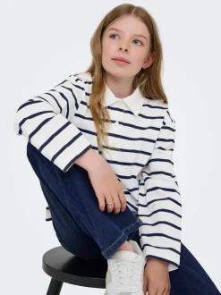 Discount KIDS ONLY Sira Polo, , 158-164 cm Night Sky CD Stripes