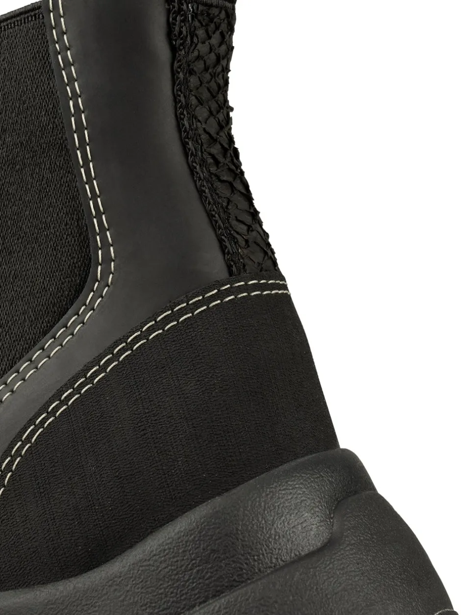 Outlet Woden Siri Waterproof Støvle, , 42 Black/Black