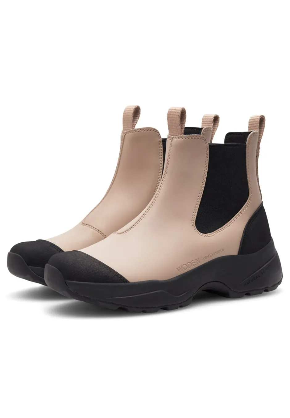 New Woden Siri Waterproof Støvle, , 40 Taupe
