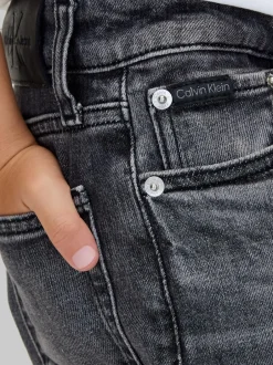 Online Calvin Klein Skater Jeans, , 140 cm Mid Grey Stone