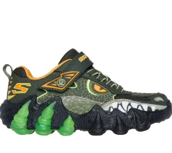 Clearance Skechers Skech-O Saurus Lights 2.0 Sneakers, , 33 OLV/Grøn