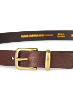 Outlet Mads Nørgaard Skin Jesse Bælte, , 95 cm Dark Brown