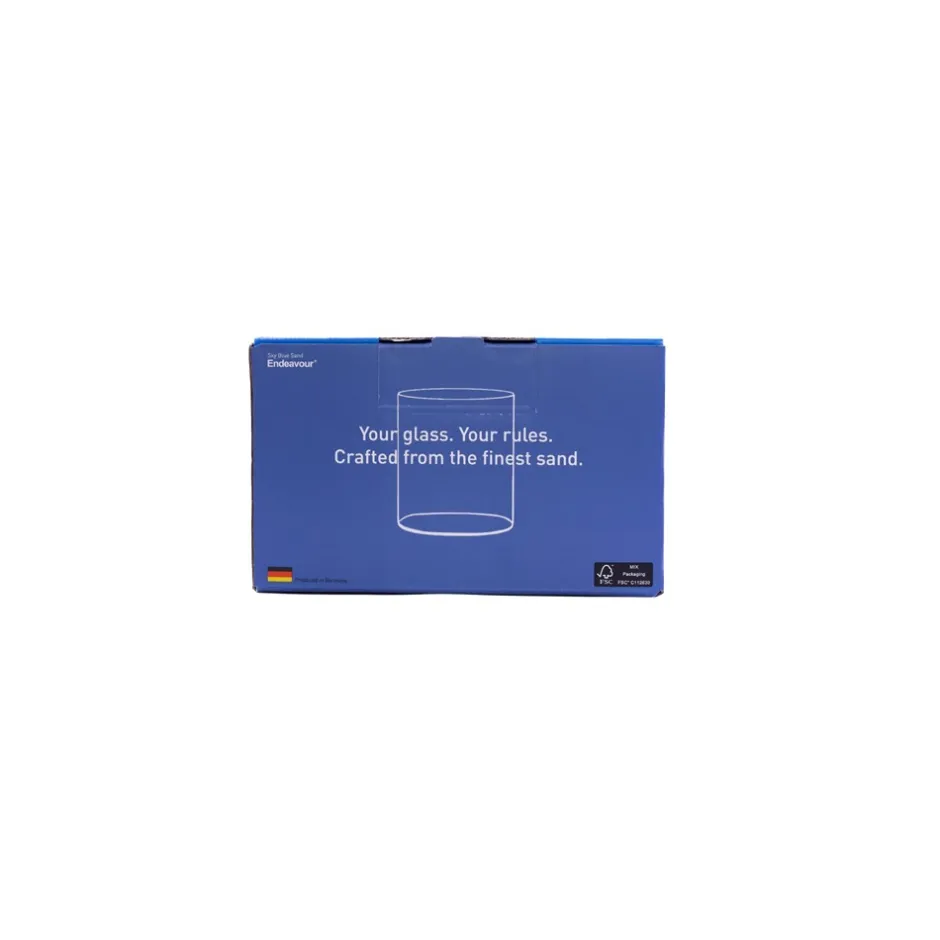 Endeavour Sky Blue Sand 4-pak Vandglas, , 32 cl Klar