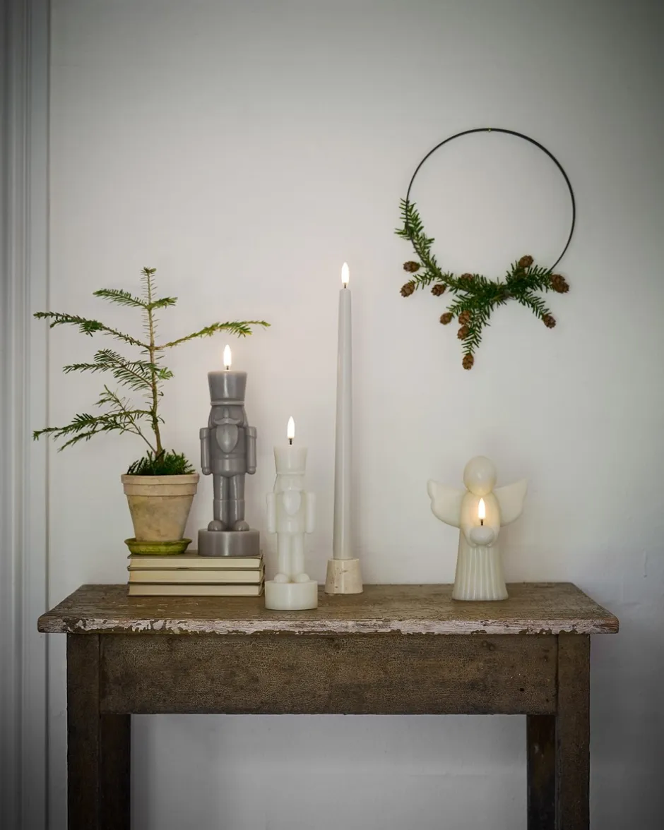 Discount Uyuni Slim LED 2-pak Kronelys, Nordic White