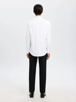Discount Selected Homme Slim-Performance Skjorte, , L Bright White