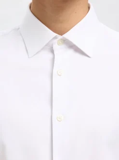 Discount Selected Homme Slim-Performance Skjorte, , L Bright White