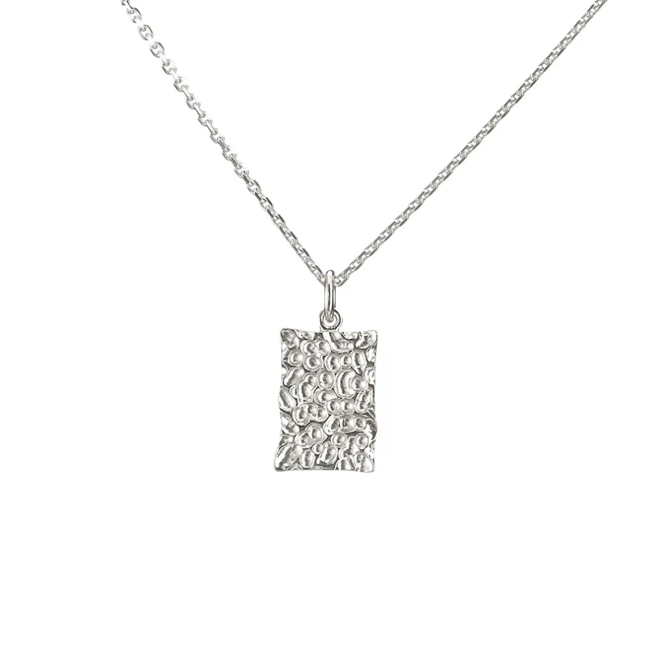 New Camille Brinch Small Krystal Halskæde, , 42-45 cm Silver