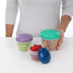 Discount Sistema Snack 'N' Nest To Go 3-pak Plastikbøtte, Multi