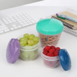 Discount Sistema Snack 'N' Nest To Go 3-pak Plastikbøtte, Multi