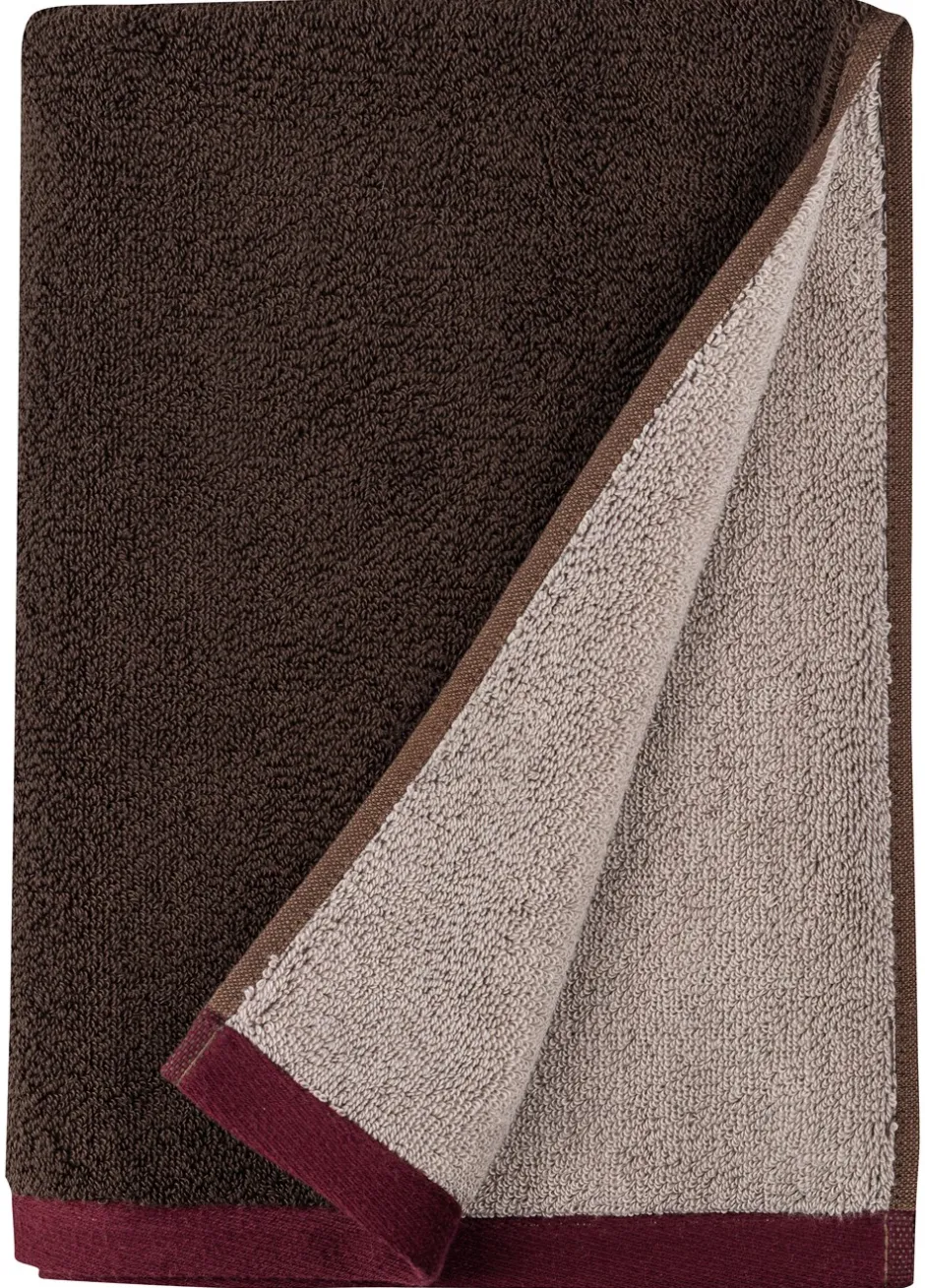 Online Mette Ditmer Soft Håndklæde, , 70x133 cm Brown/Sand