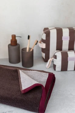 Online Mette Ditmer Soft Håndklæde, , 70x133 cm Brown/Sand