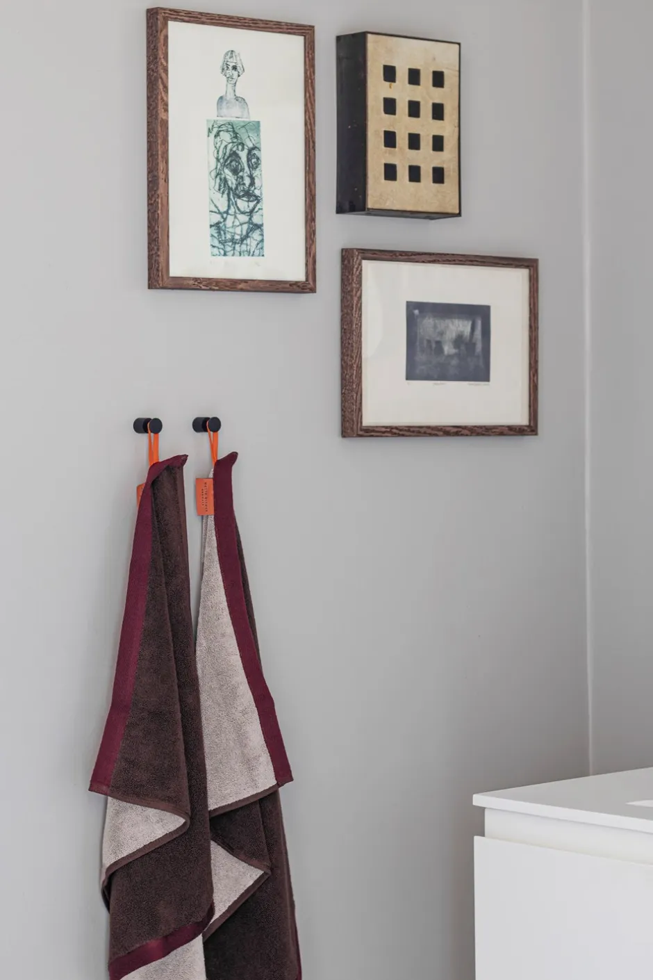 Online Mette Ditmer Soft Håndklæde, , 70x133 cm Brown/Sand