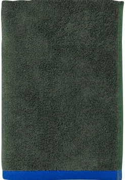 Online Mette Ditmer Soft Håndklæde, , 70x133 cm Dark Olive/Light Blue