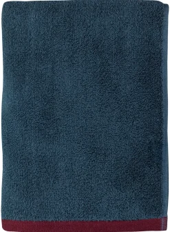 Clearance Mette Ditmer Soft Håndklæde, , 70x133 cm Midnight Blue/Light Grey