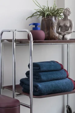 Best Mette Ditmer Soft 2-pak Håndklæde, , 40x55 cm Midnight Blue/Light Grey