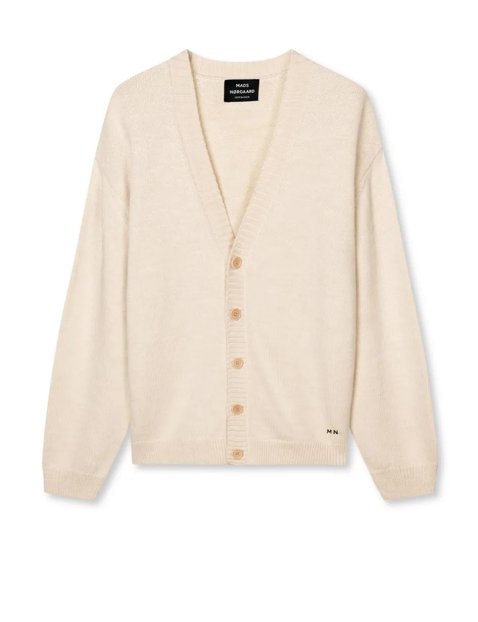 Mads Nørgaard Soft Yarn Vilhelm Knit Cardigan, , XL* Cardigans
