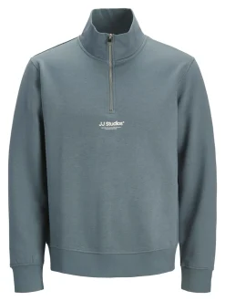 Jack & Jones Junior Soho Quarter Zip Sweatshirt, , 164 cm*Børn Strik & Sweatshirts