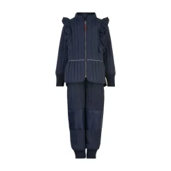 Outlet En Fant Solid Flæse Termosæt, , 98 cm Blue Night