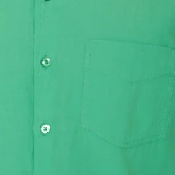 Hot Signal Solid Seersucker Skjorte, , XL Bottle Green