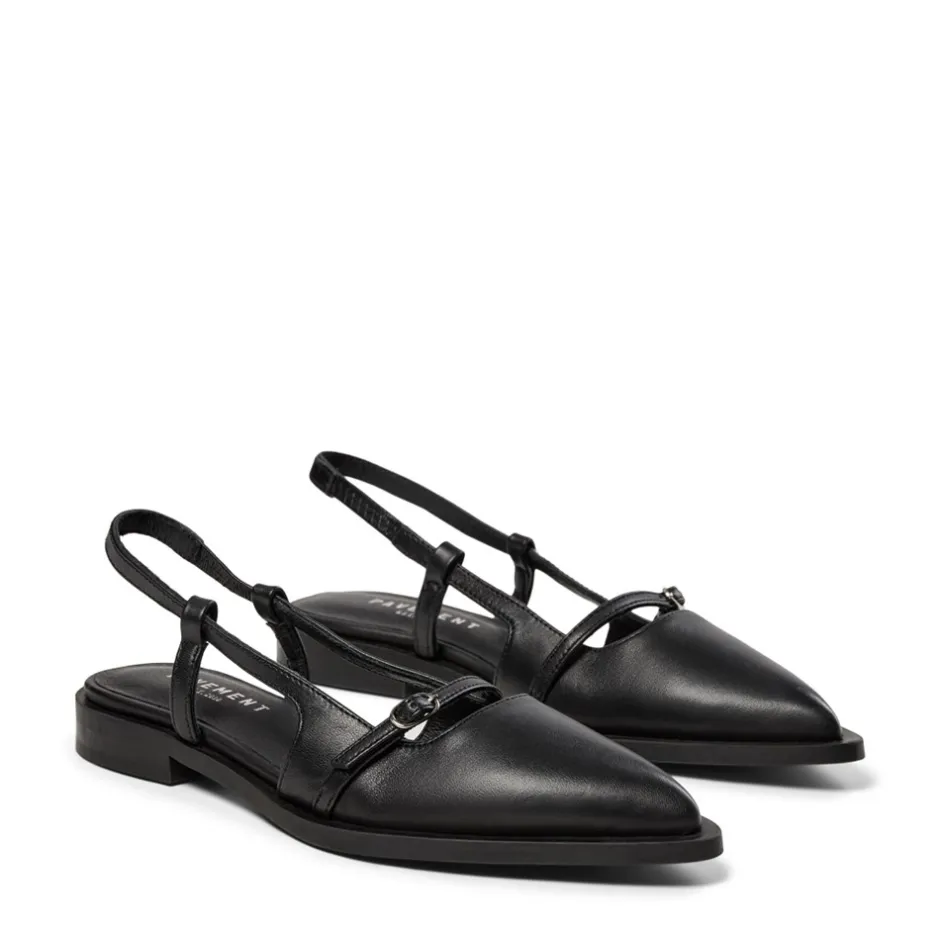 Hot Pavement Sonja Slingback Ballerinasko, , 40 Black