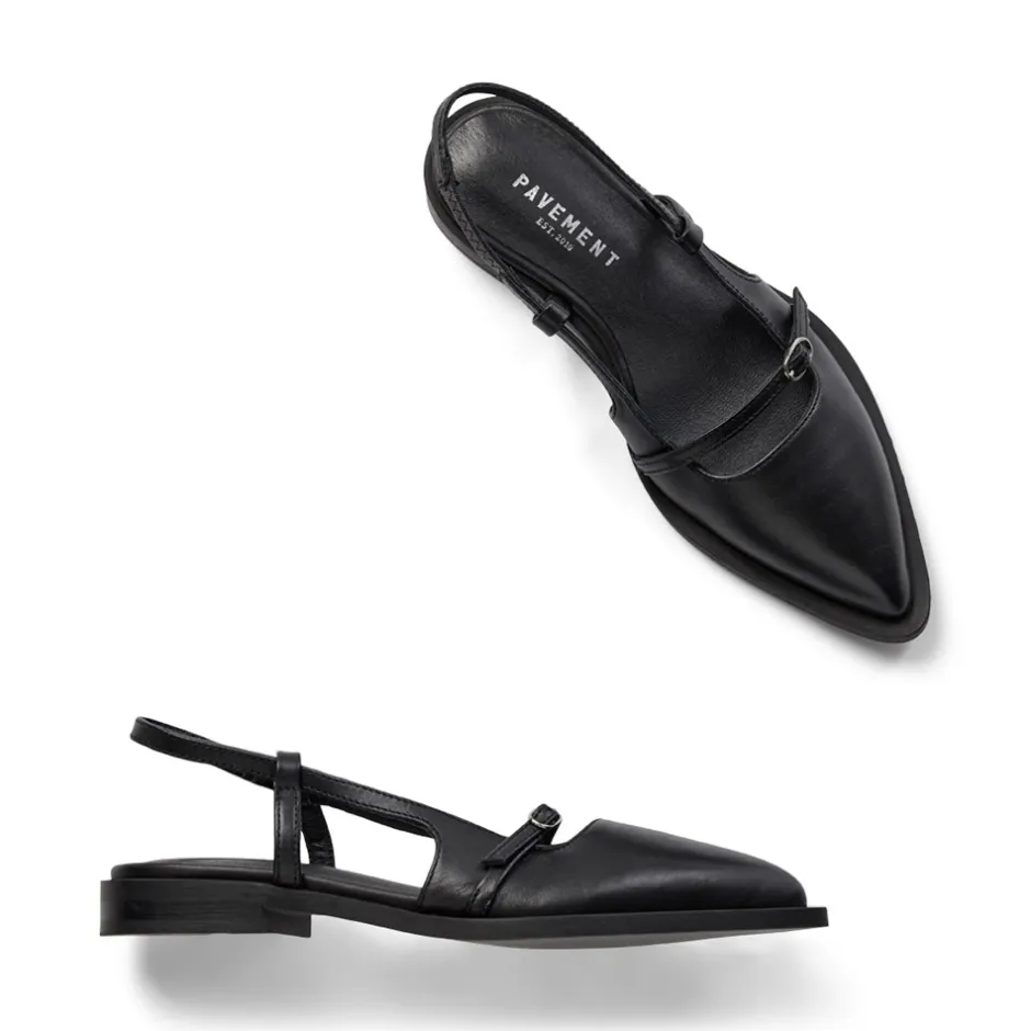 Hot Pavement Sonja Slingback Ballerinasko, , 40 Black