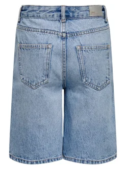 KIDS ONLY Sonny Wide Denim Shorts, , 140 cm*Børn Nederdele & Shorts
