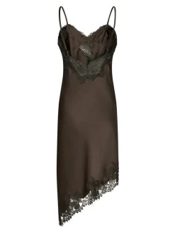 New Neo Noir Sorelle Lace Kjole, , 38 Dark Brown
