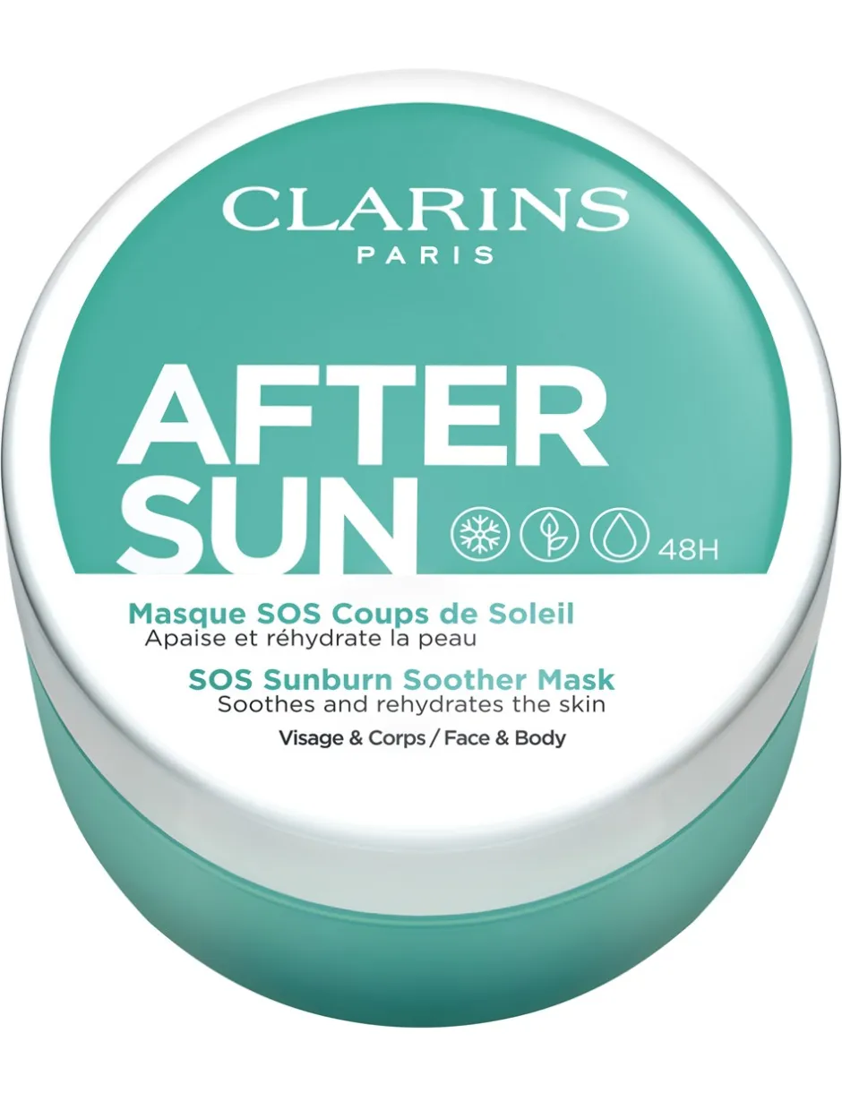 Clarins SOS Sunburn After Sun Mask, 100 ml* Solbeskyttelse