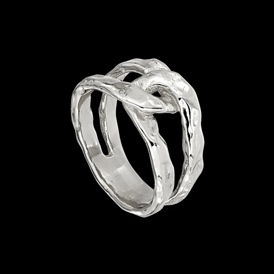 New Jane Kønig Space Twist Ring, , 56 Silver