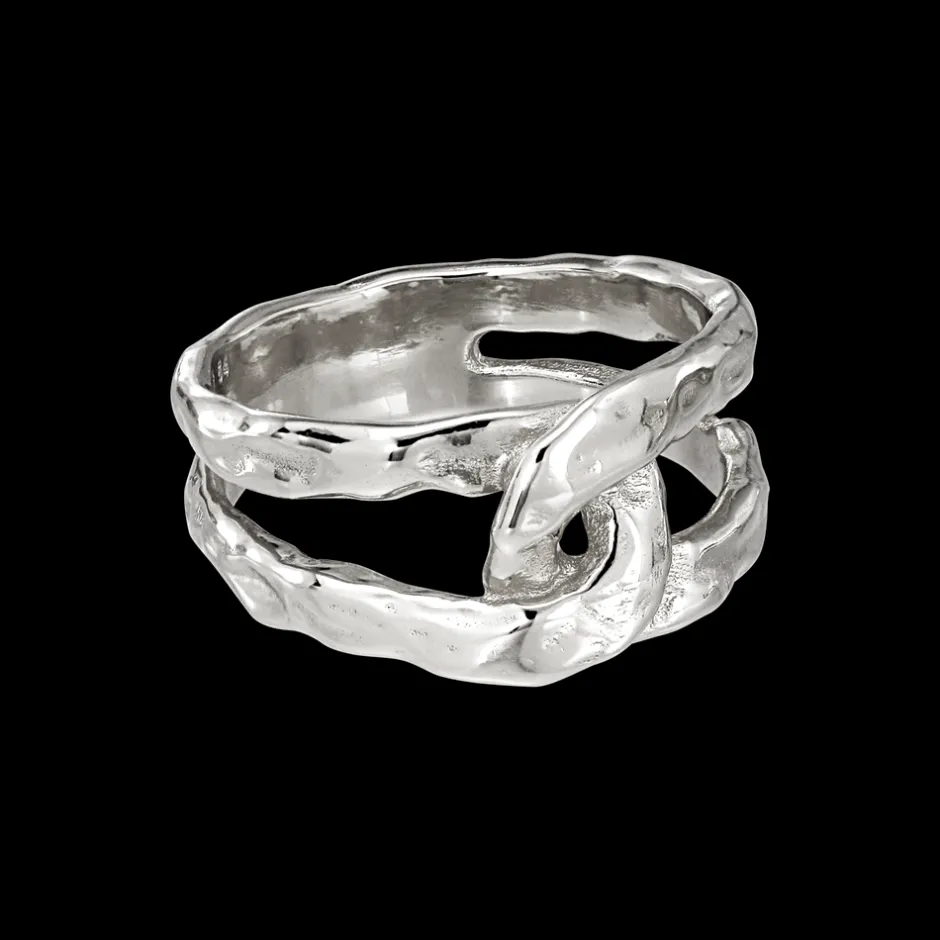 New Jane Kønig Space Twist Ring, , 56 Silver