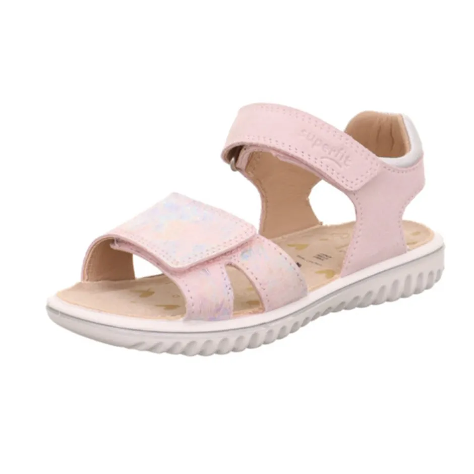 Outlet Superfit Sparkle Sandaler, , 30 Pink/Silver