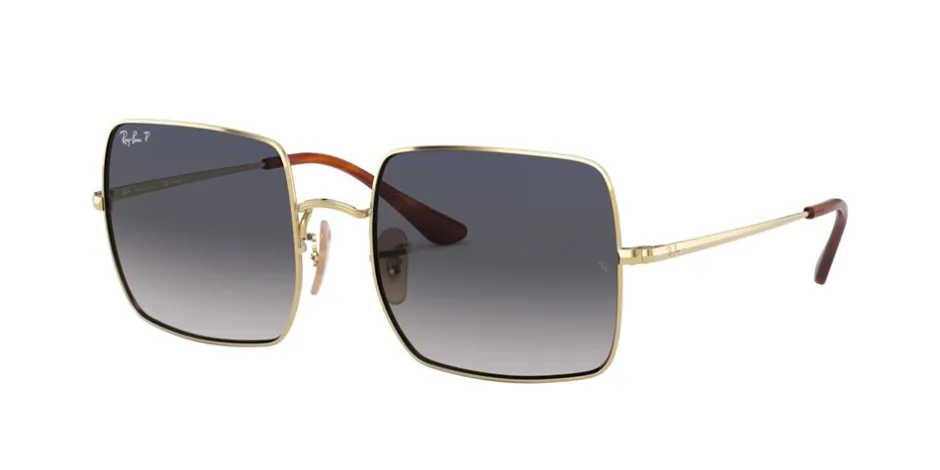 Online Ray Ban Square 1971 Classic Solbriller, Gold/blue