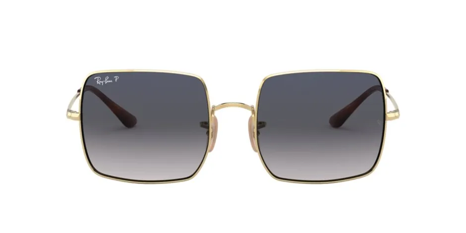 Online Ray Ban Square 1971 Classic Solbriller, Gold/blue