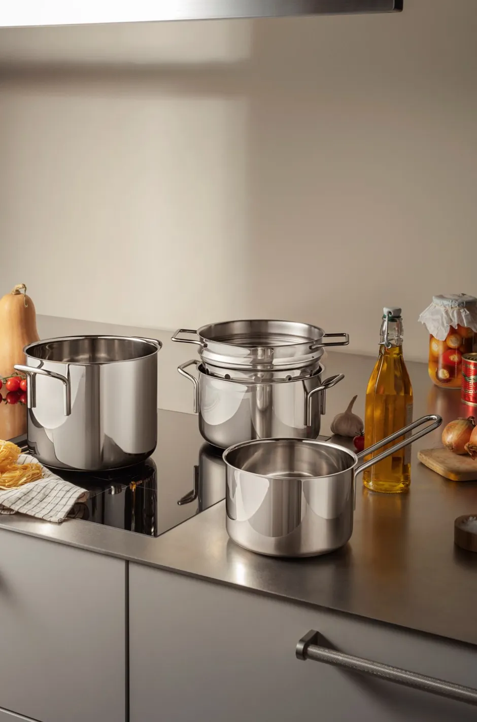 Eva Trio Stainless Steel Gryde, 4,8 L* Gryder & Pander