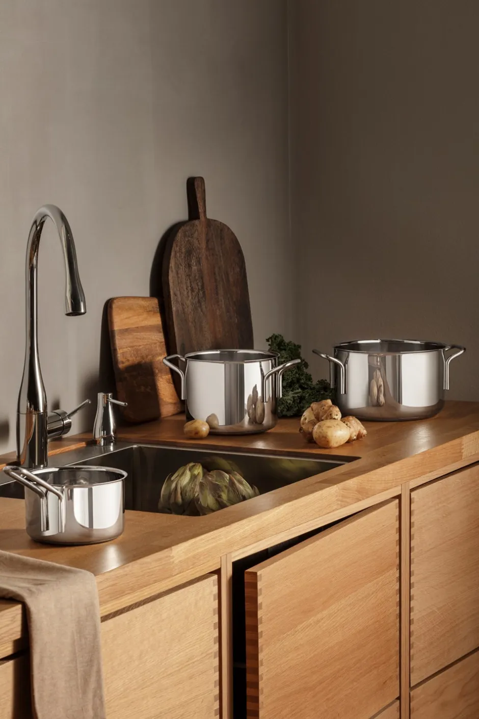 Clearance Eva Trio Stainless Steel Gryde, 3,6 L